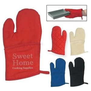 Quilted Cotton Canvas Oven Mitt 