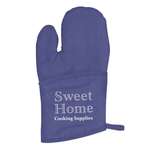 Custom Household Items - Quilted Cotton Canvas Oven Mitt