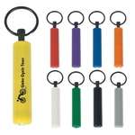 Personalized Flashlights - Small Cylinder LED Light with Key Chain