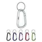 Promotional Carabiner Keychains - 8mm Carabiner with Split Ring