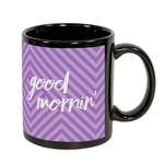 Imprinted Classic Coffee Mugs - 11 oz Black Full Color Sublimation Mug