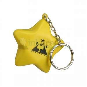 Foam Star Key Chain