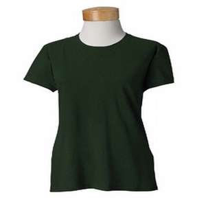 Gildan Ladies' 5.3 oz. Heavy Cotton Missy Fit T-Shirt - Dark/Color Green, Forest