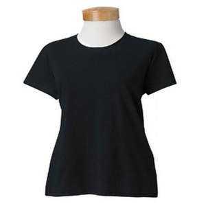 Gildan Ladies' 5.3 oz. Heavy Cotton Missy Fit T-Shirt - Dark/Color Black