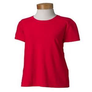 Gildan Ladies' 5.3 oz. Heavy Cotton Missy Fit T-Shirt - Dark/Color Red