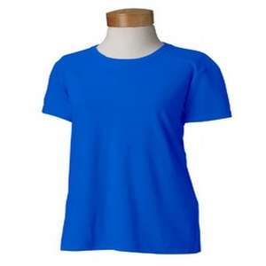 Gildan Ladies' 5.3 oz. Heavy Cotton Missy Fit T-Shirt - Dark/Color Blue, Royal