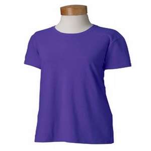 Gildan Ladies' 5.3 oz. Heavy Cotton Missy Fit T-Shirt - Dark/Color Purple