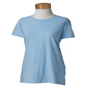 Gildan Ladies' 5.3 oz. Heavy Cotton Missy Fit T-Shirt - Dark/Color Blue, Light