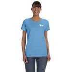 Promotional T-Shirts - Gildan Ladies' 5.3 oz. Heavy Cotton Missy Fit T-Shirt - Dark/Color