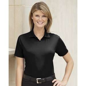 Ladies' Moisture Management Polo Black