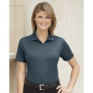 Ladies' Moisture Management Polo Graphite