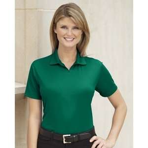 Ladies' Moisture Management Polo Green, Hunter