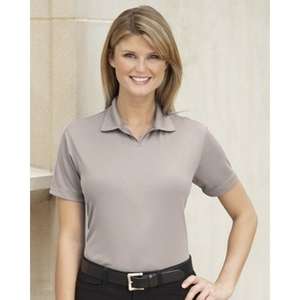 Ladies' Moisture Management Polo Pebble