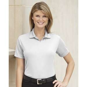 Ladies' Moisture Management Polo White