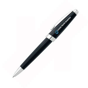 Custom Promotional Cross Aventura Onyx Black Ballpoint Pen - Rush Available