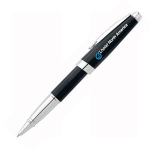Custom Promotional Cross Aventura Onyx Black Rollerball Pen - Rush Available