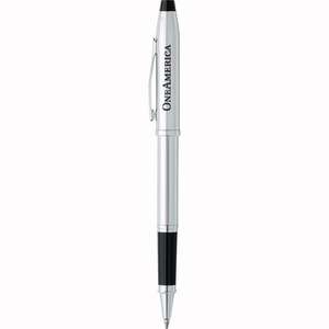 Custom Promotional Cross Century II Lustrous Chrome Rollerball Pen - Rush Available