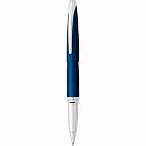 Cross ATX Blue Lacquer Rollerball Pen - Rush Available 