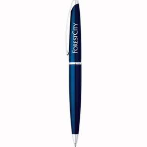 Custom Promotional Cross ATX Blue Lacquer Ballpoint Pen - Rush Available