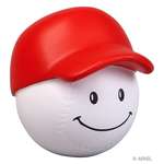 Promotional Sport & Outdoor Stress Balls - Baseball Mad Cap Stress Ball