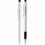Customized Pen & Pencil Sets - Cross Century II Lustrous Chrome Pen Set - Rush Available