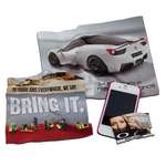 Custom Electronics & Media Items - Weslyan Microfiber Cleaning Cloth - 6" x 6"