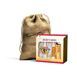 Burt's Bees Essential Kit in Jute Bag 