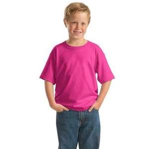 Gildan Youth Heavy Cotton 100% Cotton T-Shirt - Dark/Colors Heliconia