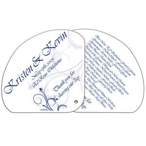 Two Part Expandable Hand Fan - Four Color Process 