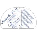 Promotional Paper Hand Fans - Two Part Expandable Hand Fan - Four Color Process