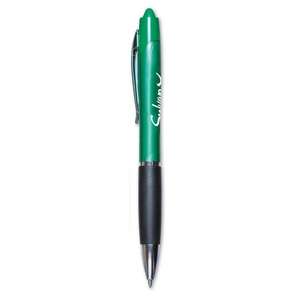 Zebra ZGrip Max Retractable Ballpoint Jeweled Barrel Green