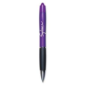 Zebra ZGrip Max Retractable Ballpoint Jeweled Barrel Purple