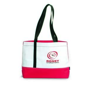 Linear Convention Tote Red, Santa Fe