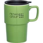 Promotional Travel Coffee Mugs - The Contra Ceramic Travel Mug - 17 oz.