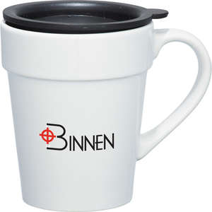 Custom Promotional Habanera Ceramic Travel Mug - 10 oz.