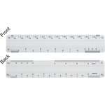 Wholesale Rulers - 6" Four Bevel Architectural Plastic Ruler