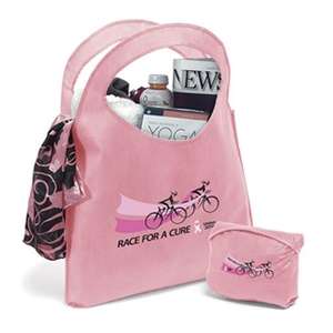 Custom Promotional Pac-a-Sac Foldable Tote - Full Color