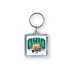 Business Keychains & Key Tags - 1-1/2" Square Acrylic Keytag