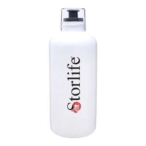 27 oz. Single Wall Porcelain Water Bottle with Silicone Lid Black
