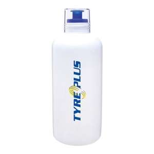 27 oz. Single Wall Porcelain Water Bottle with Silicone Lid Blue