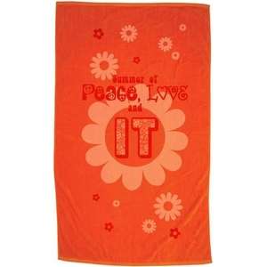 Diamond Collection Beach Towel Orange