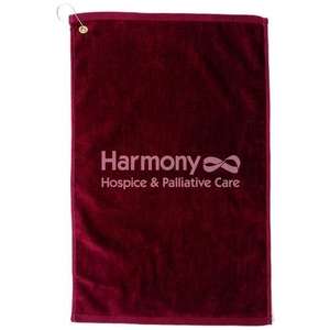 Diamond Collection Golf Towel Burgundy
