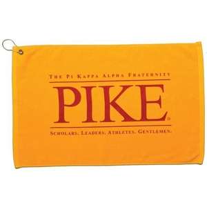 Diamond Collection Golf Towel Gold