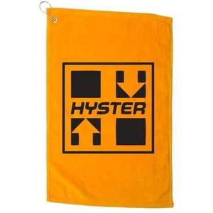 Platinum Collection Golf Towel Gold