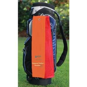 Platinum Collection Golf Towel Orange