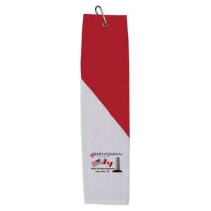 Custom Promotional Two-Tone Golf Towel