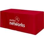 Promotional Table Covers - 6ft. Fitted 3-Sided Table Cover