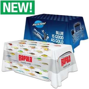 6ft All Over Dye Sub Table Cloth 3-sided
