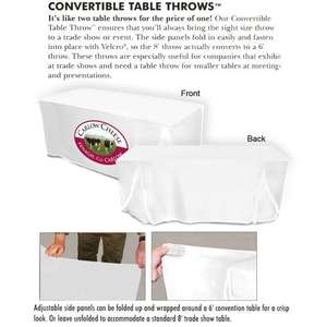 Custom Promotional Full Color Convertible Table Cover
