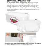 Wholesale Table Covers - Full Color Convertible Table Cover